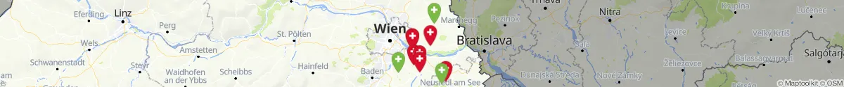 Map view for Pharmacies emergency services nearby Orth an der Donau (Gänserndorf, Niederösterreich)